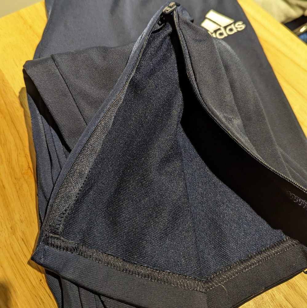 Adidas Navy Sweatpants - Picture 3 of 4